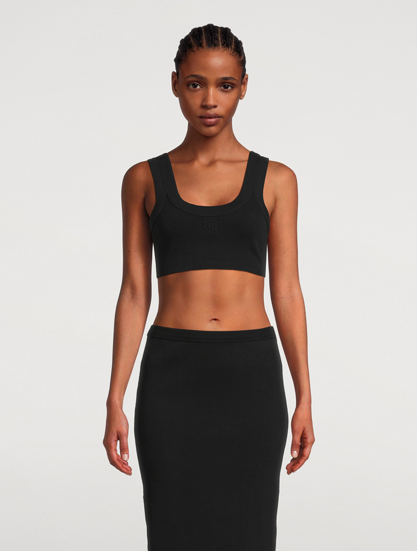 Rib-Knit Crop Top