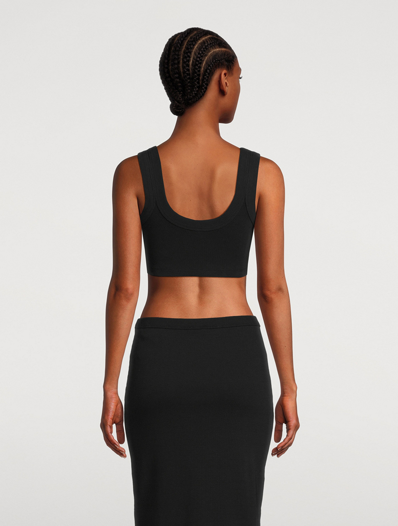 Rib-Knit Crop Top