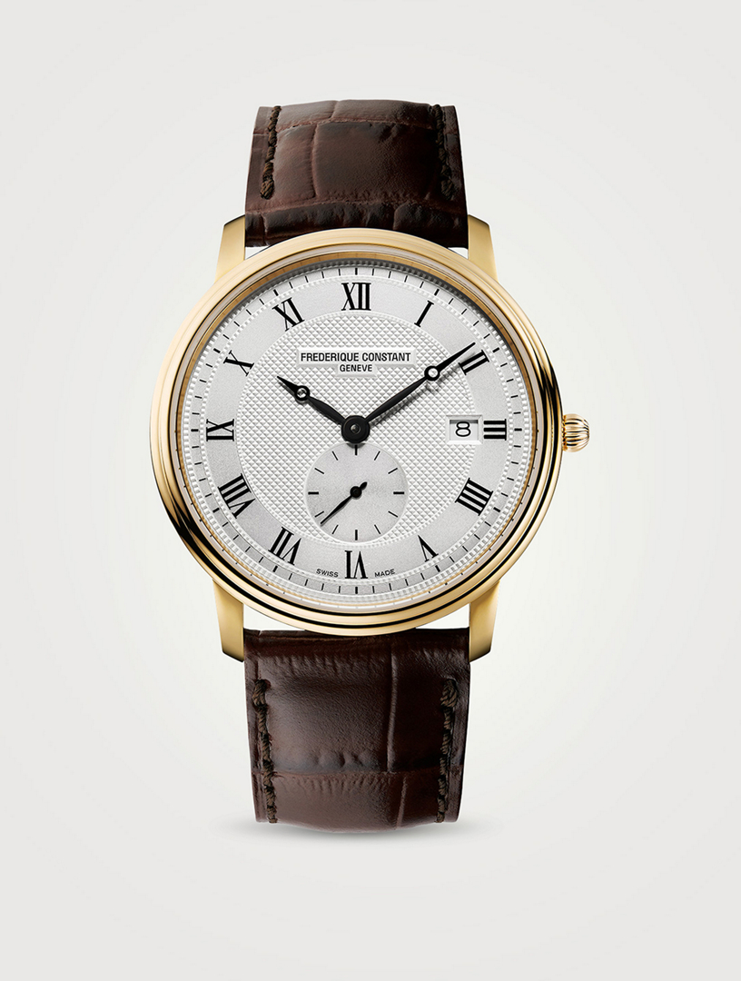 Slimline Quartz Goldtone Watch