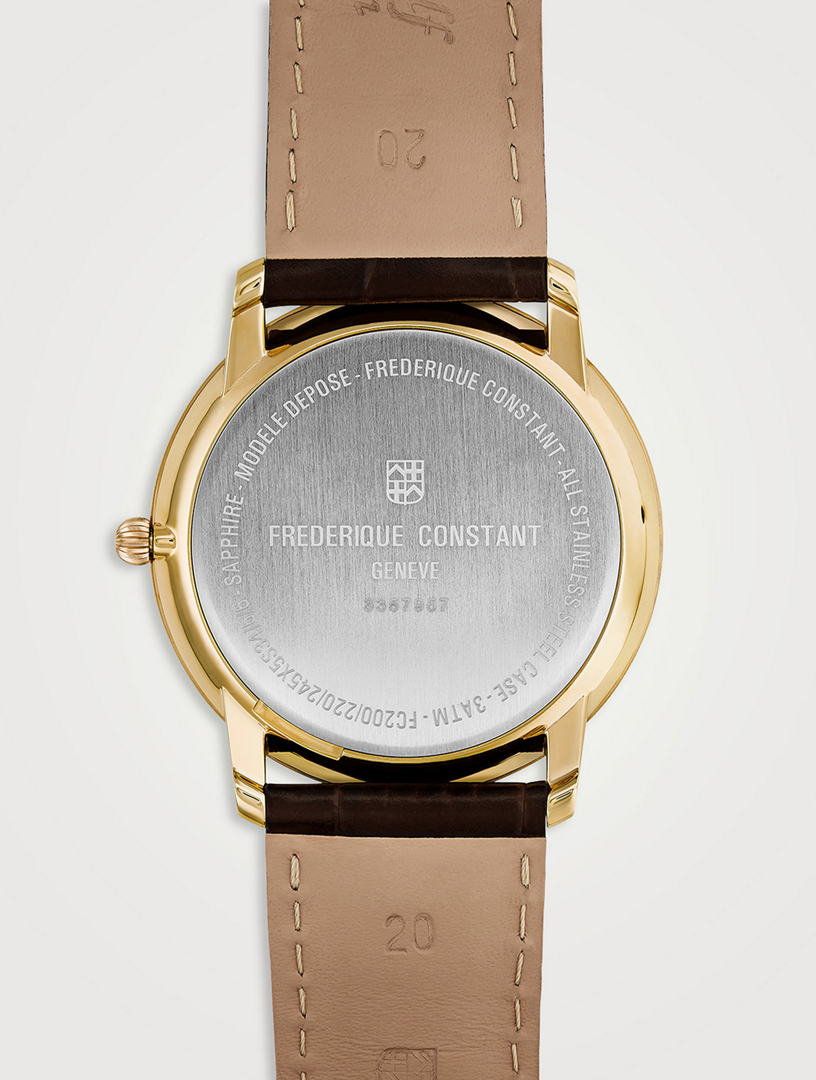 Slimline Quartz Goldtone Watch