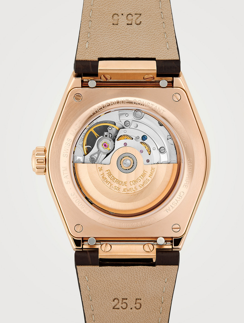 Highlife Automatic Rose Goldtone Watch