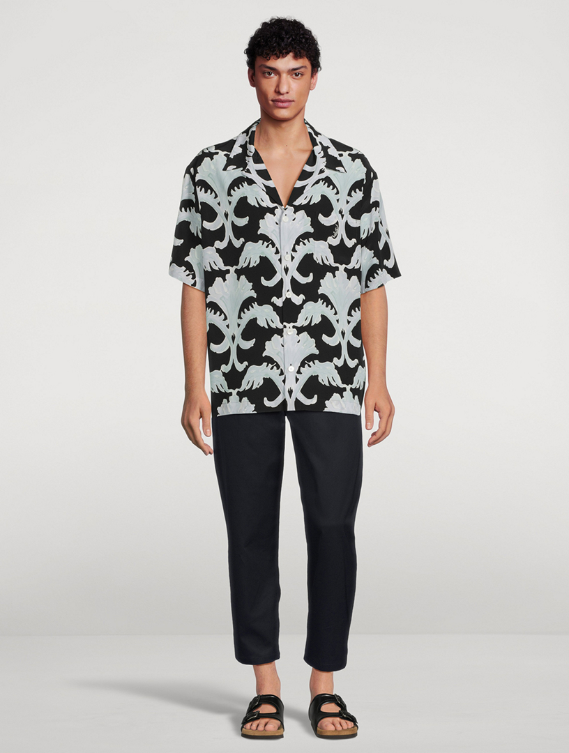 Cropped Cotton Trousers