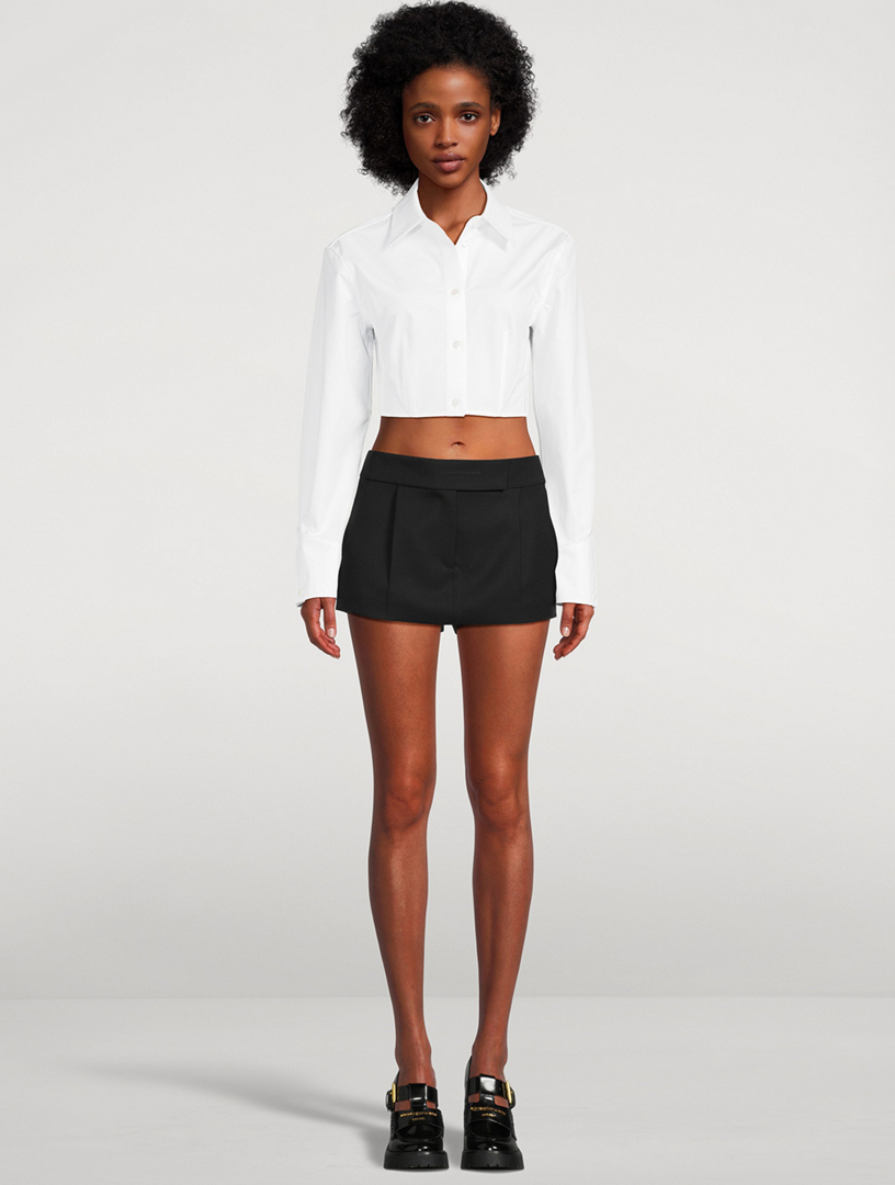 Alexander Wang – Cropped Poplin Shirt