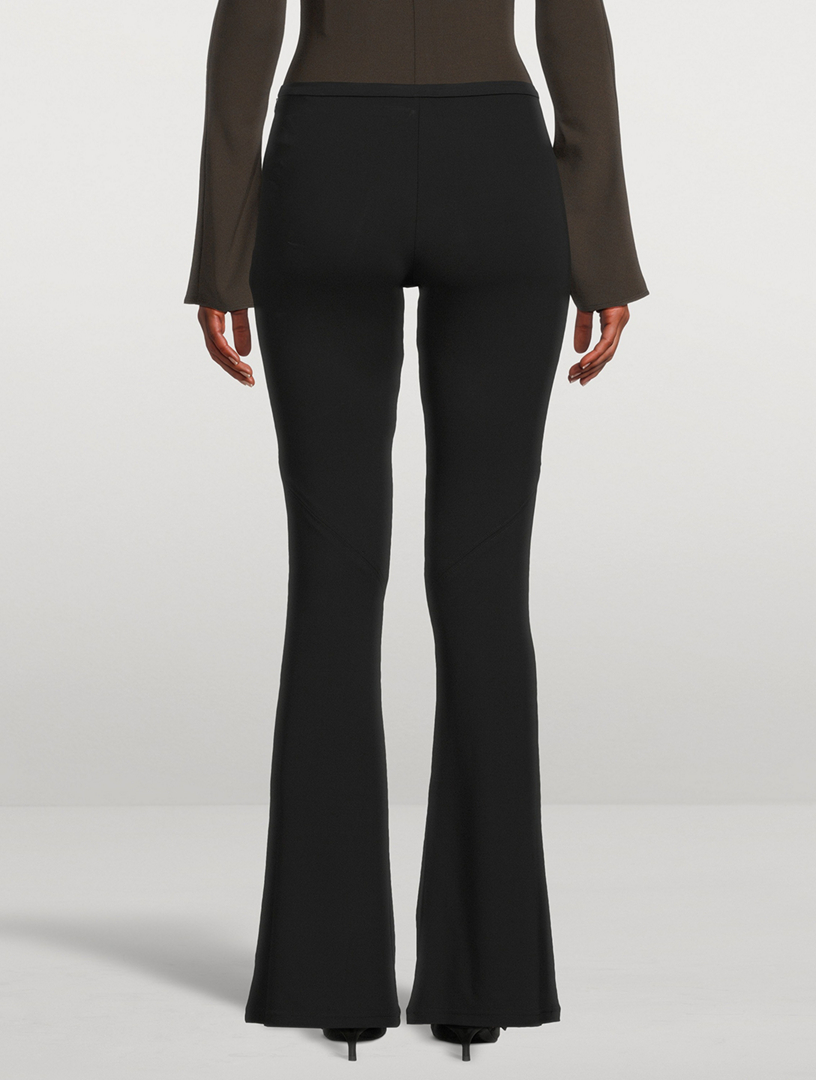 Crêpe Jersey Bootcut Trousers