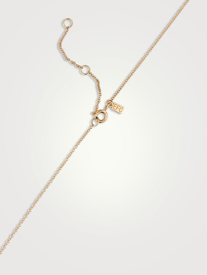 14K Gold Hummingbird Necklace