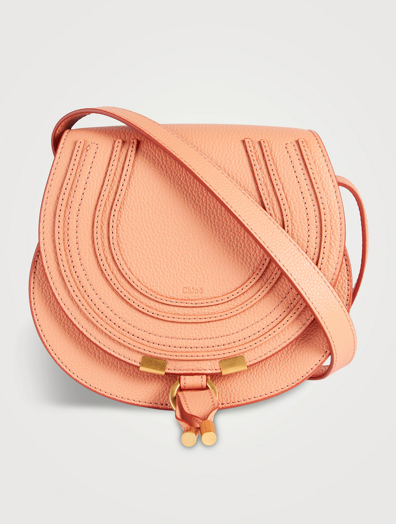 CHLOE Small Marcie Leather Saddle Bag Holt Renfrew