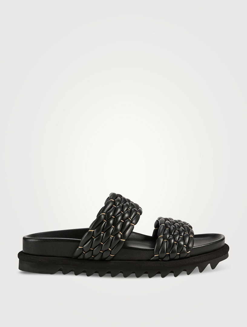 Dries van sale noten leather sandals