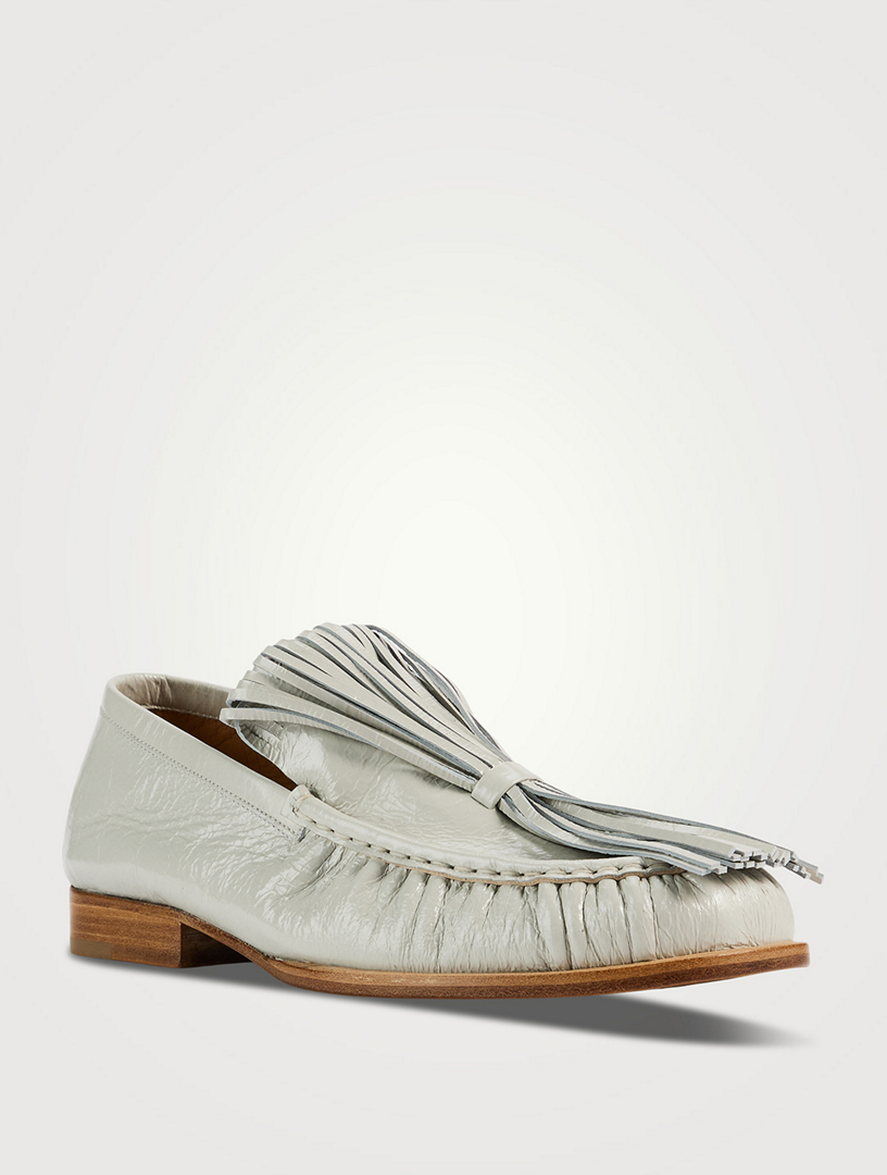 Tassel Leather Loafers