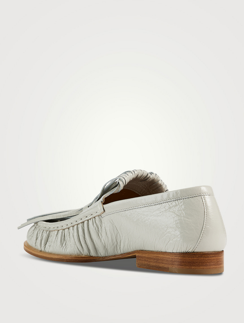 Tassel Leather Loafers