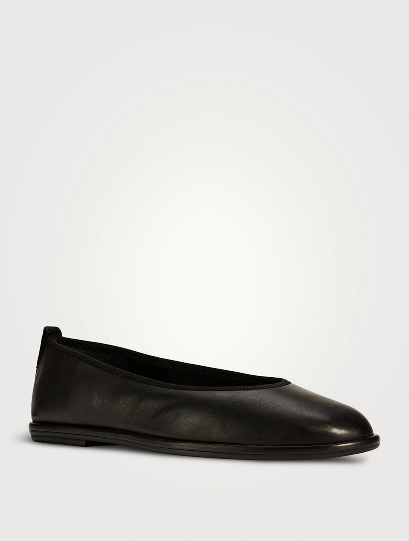 VINCE Sofia Leather Ballet Flats