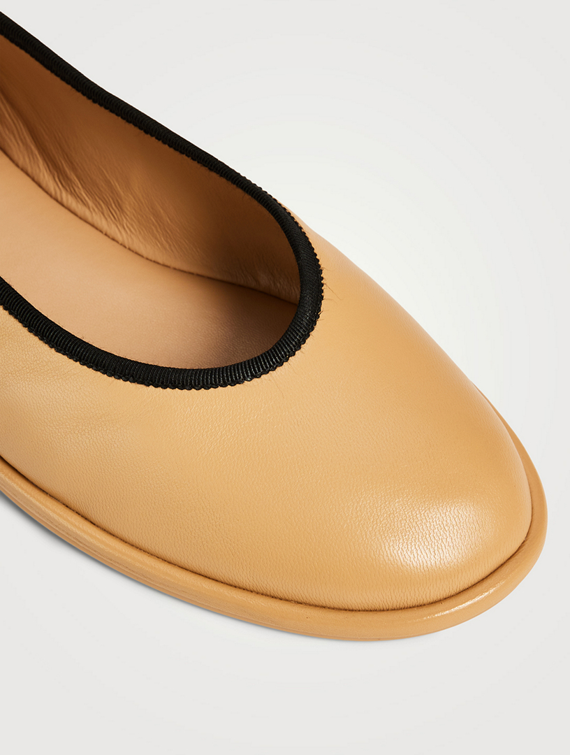 Sofia Leather Ballet Flats