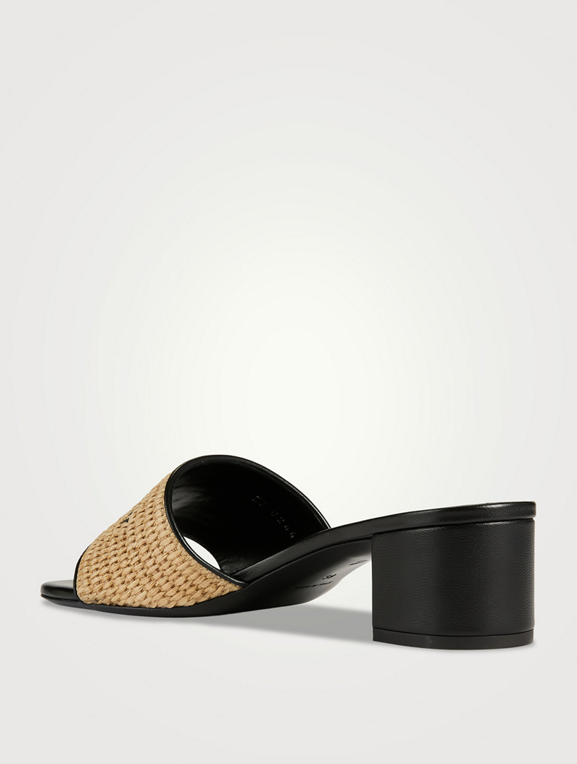 【送料&関税込】Givenchy 4g Mules Women's luxury heels sandals - Givenchy 4G Mules in black