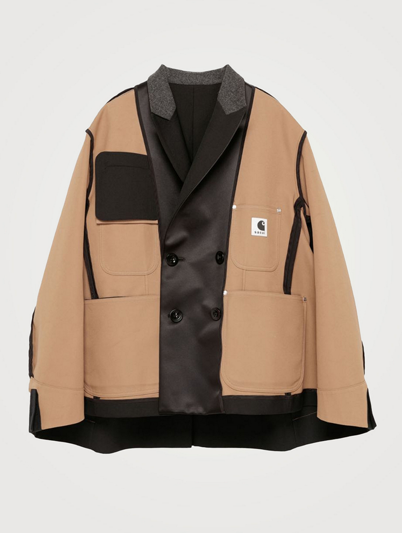 Sacai x Carhartt WIP Reversible Double-Breasted Jacket