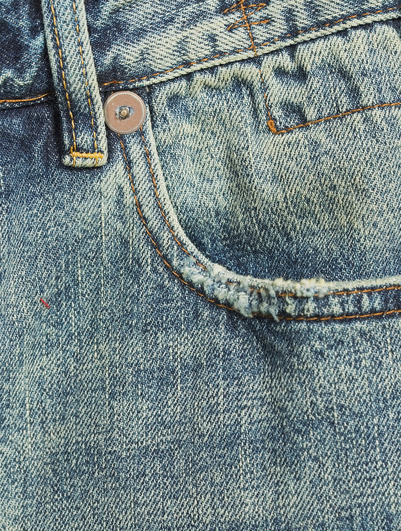 X-BF Cuffed Wide-Leg Jeans
