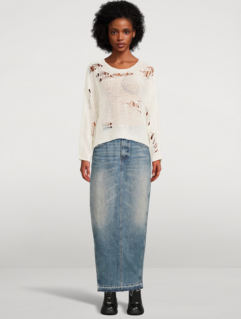 Distressed Sweater