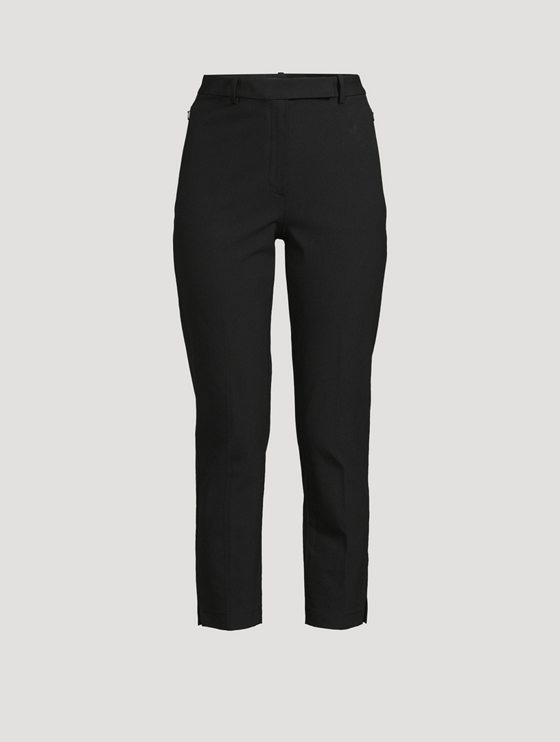 by&by Juniors Womens Straight Fit Cropped Suit Pants, Color: Black