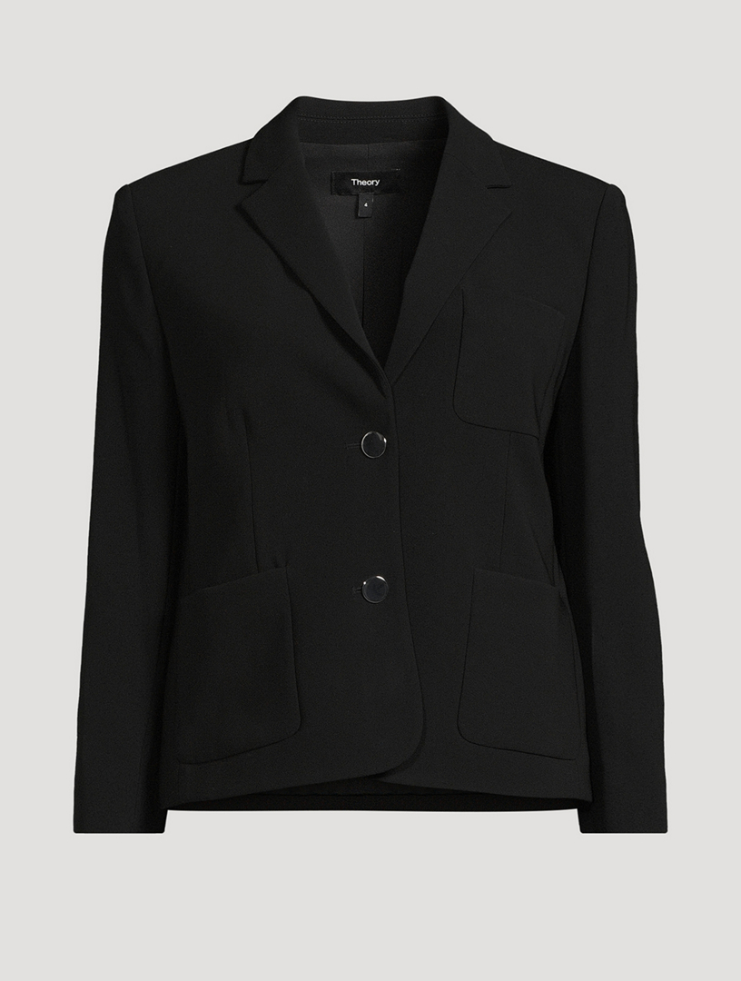 Clothing & Shoes - Jackets & Coats - Blazers - Kim & Co. Ponte Crepe Blazer  - Online Shopping for Canadians