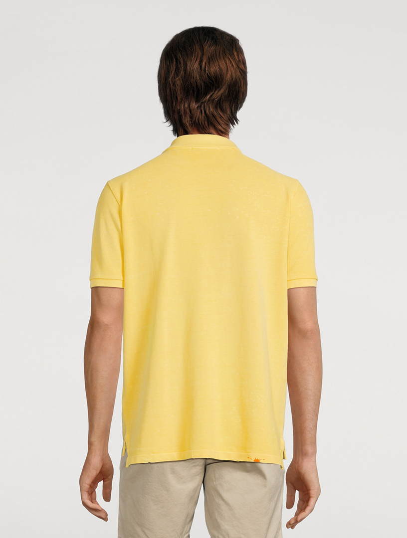 Cotton Mesh Polo Shirt