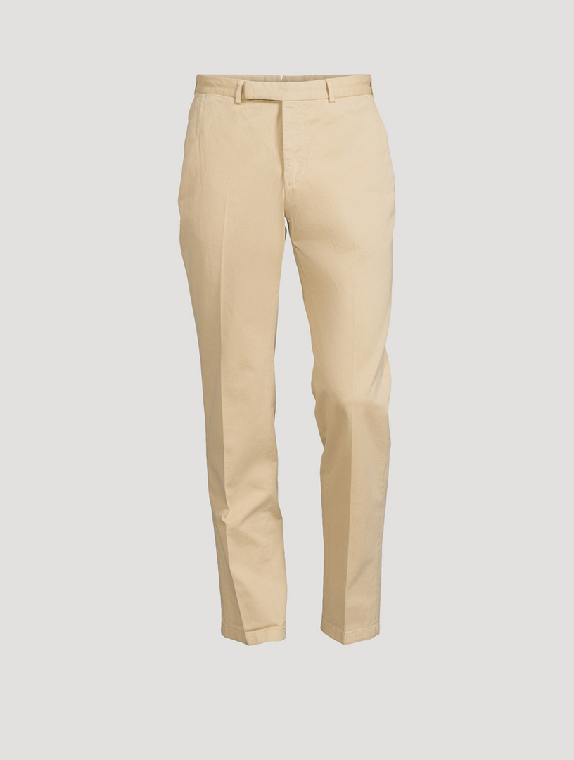 Garment-Dyed Stretch Chino Suit Pants