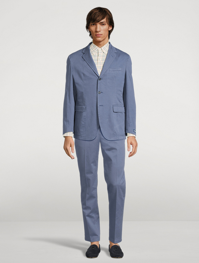 Soft Tailored Chino Suit Jacket