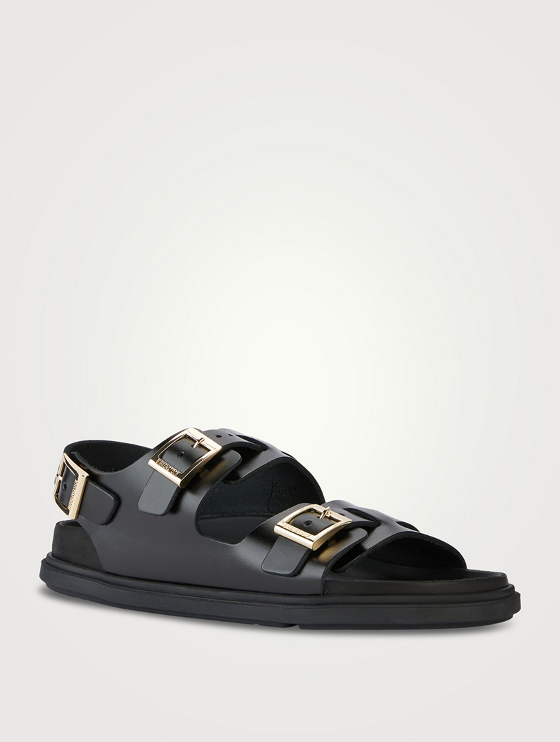 Cannes Exquisite Leather Slingback Sandals