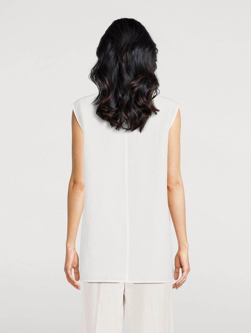 Fluid V-Neck Blouse