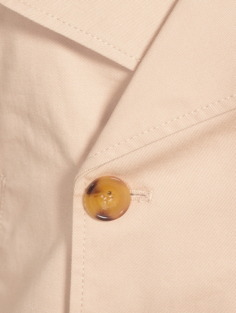Cropped Trench Coat