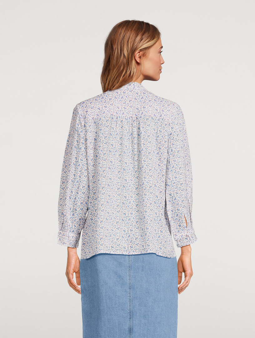 Keyra Top Paisley Print