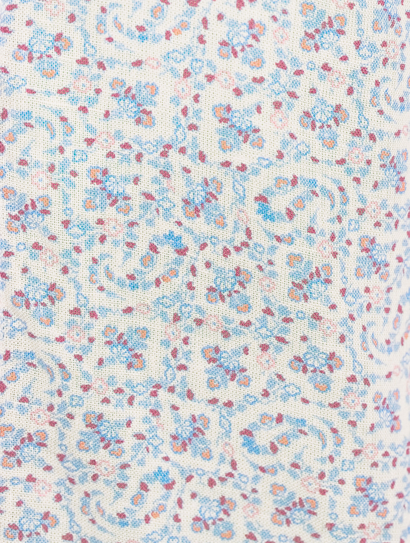 Keyra Top Paisley Print