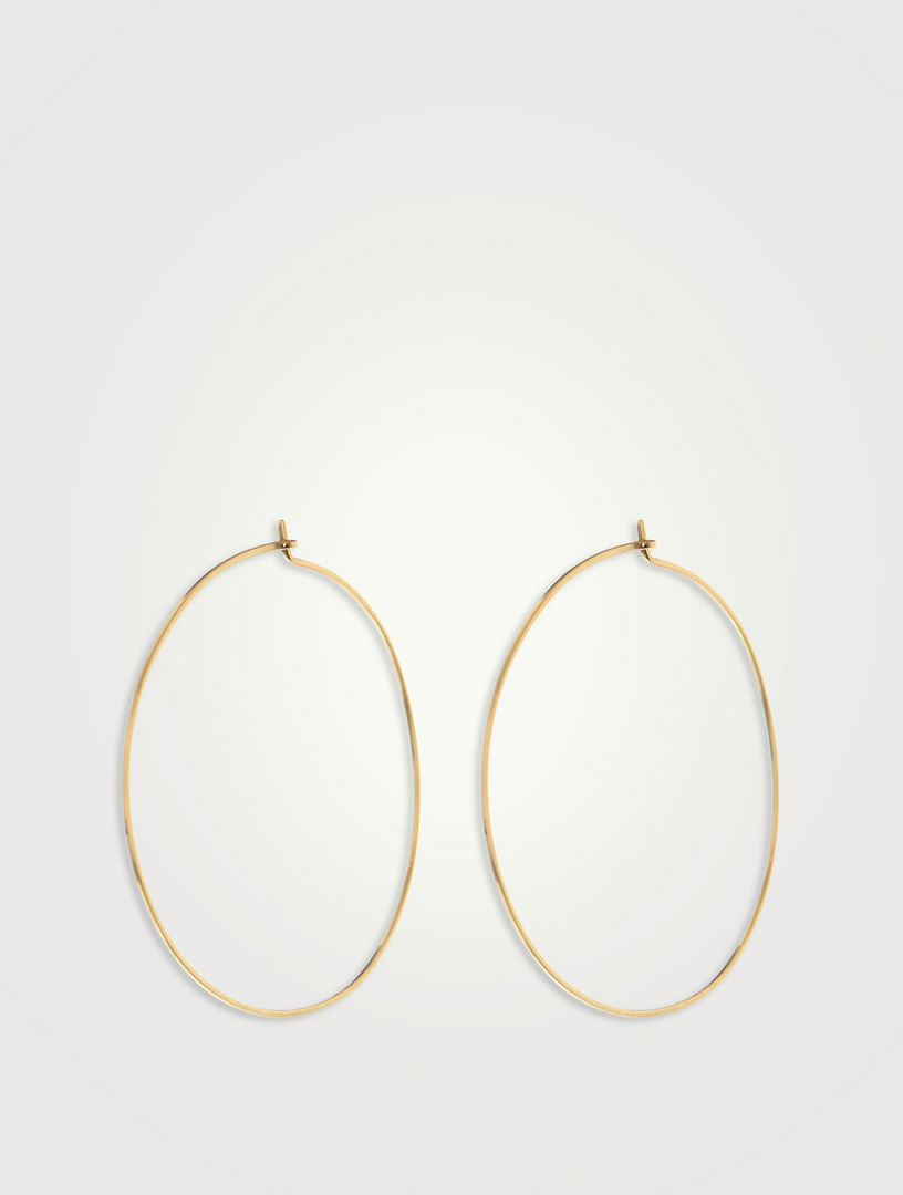 Capri Wire Hoop Earrings