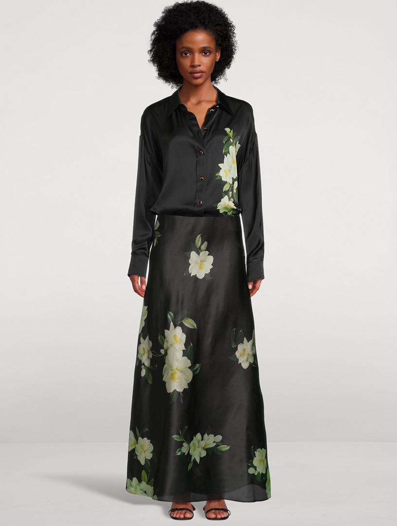 Harmony Maxi Skirt Floral Print