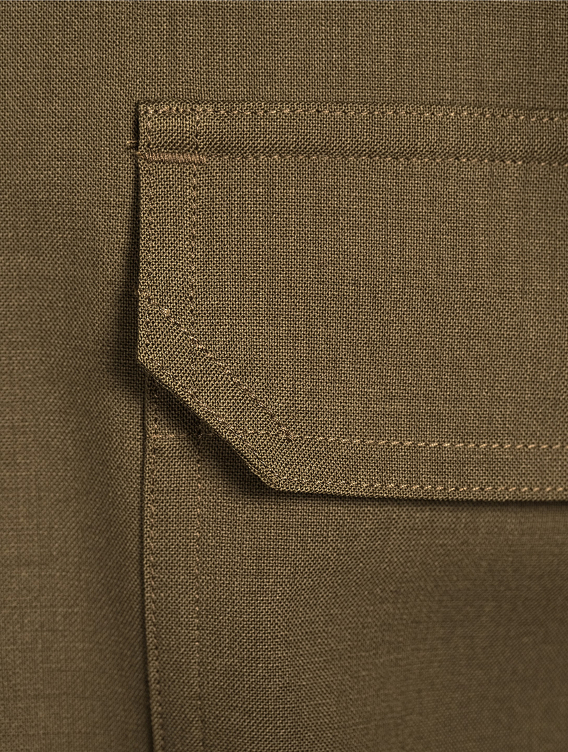Porterville Stretch Wool Overshirt