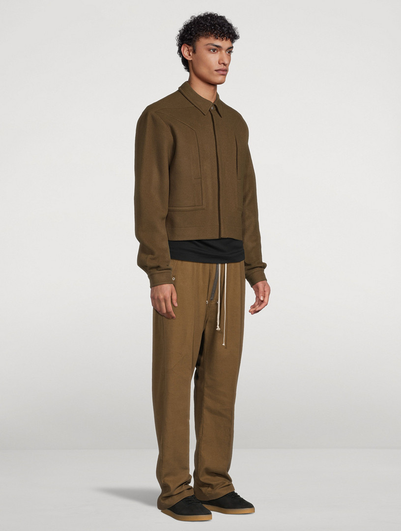 RICK OWENS Alice Strobe Wool Jacket | Holt Renfrew