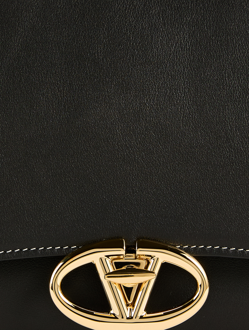 Medium Ohval Leather Shoulder Bag