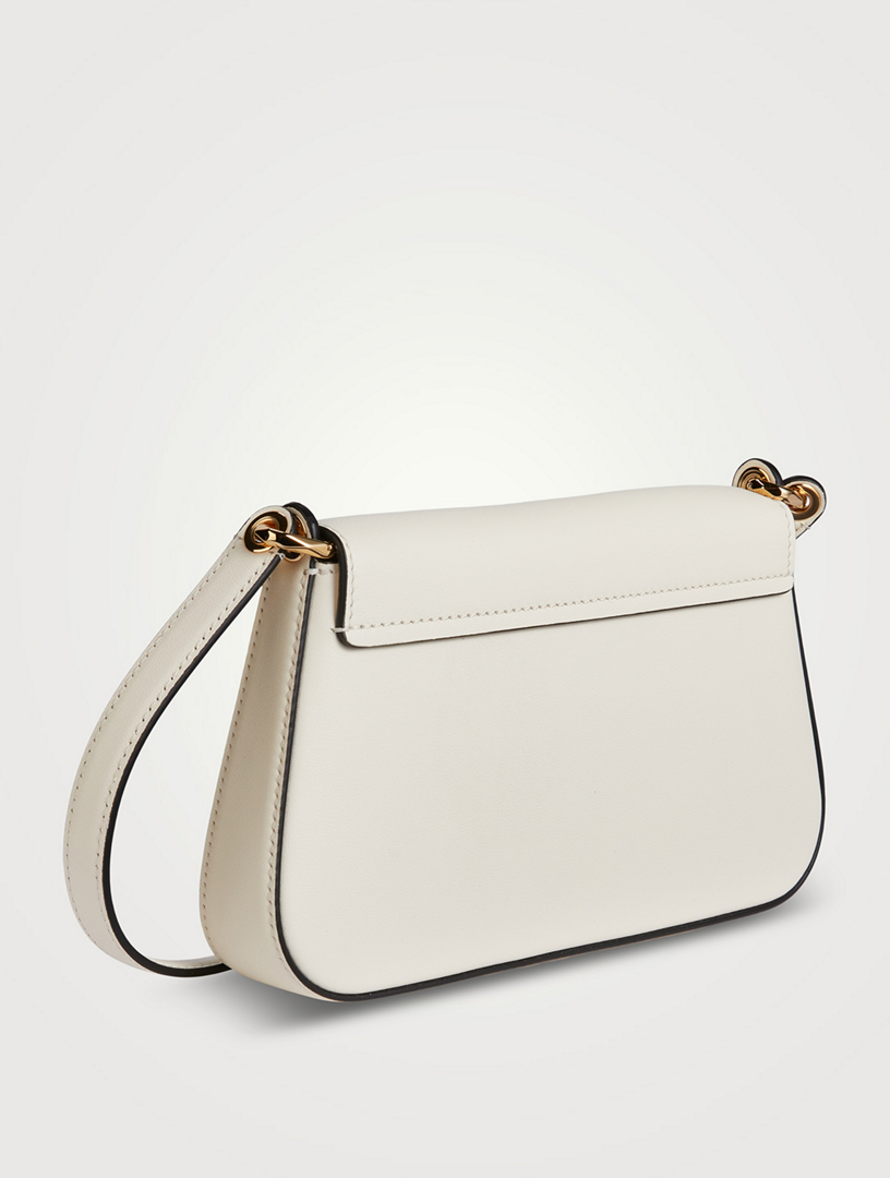 VLogo Leather Crossbody Bag