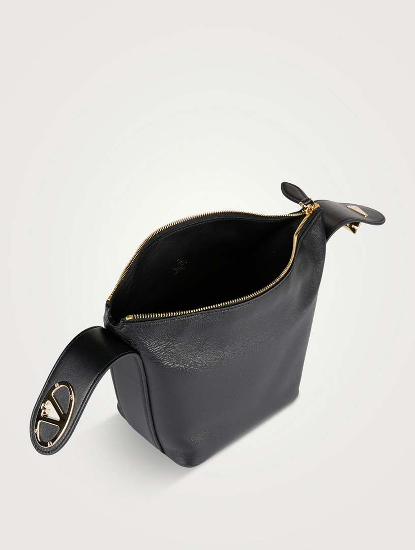 Mini VLOGO The Bold Leather Bag
