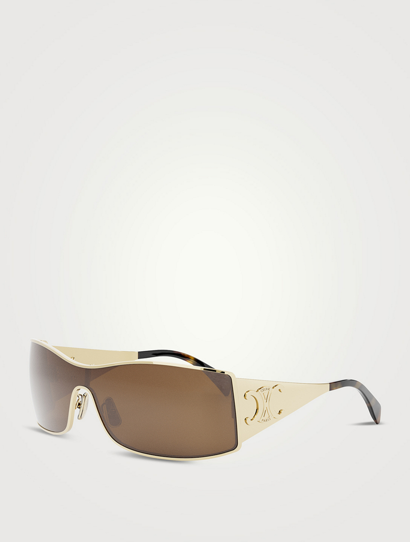 Maxi Metal Triomphe Shield Sunglasses