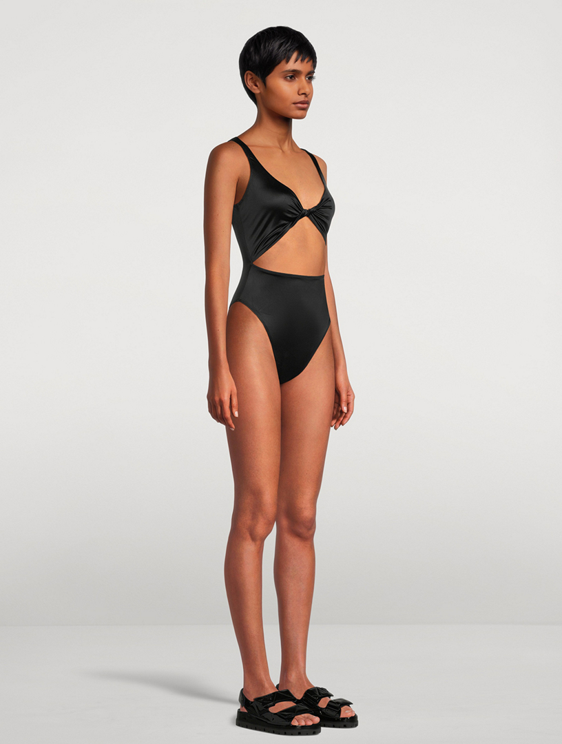 Twisted Cut-Out One-Piece Swimsuit