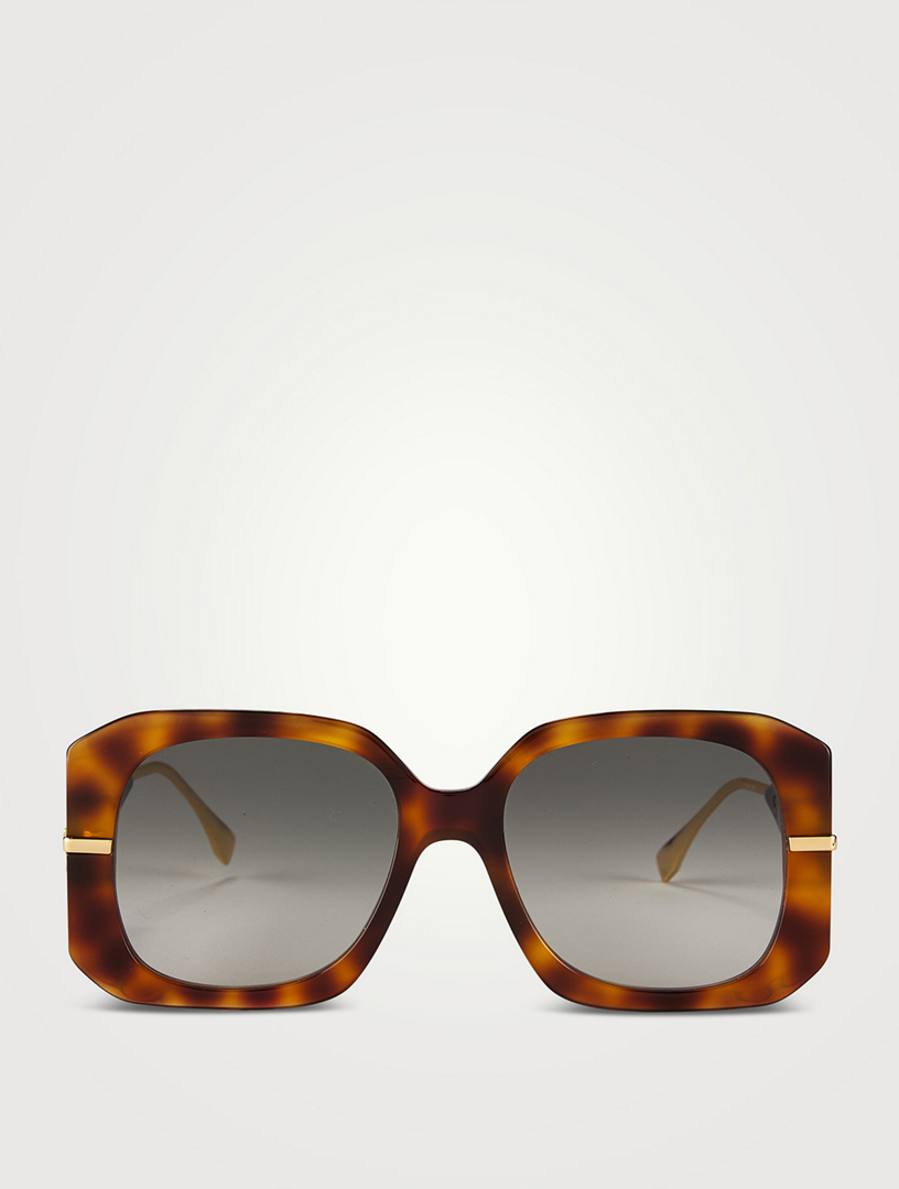 Fendigraphy Oversized Geometric Sunglasses