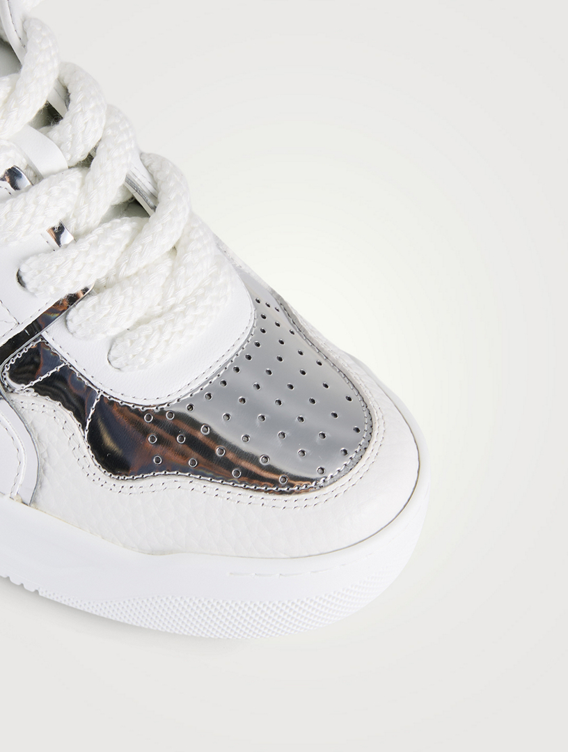 One Stud XL Leather Platform Sneakers
