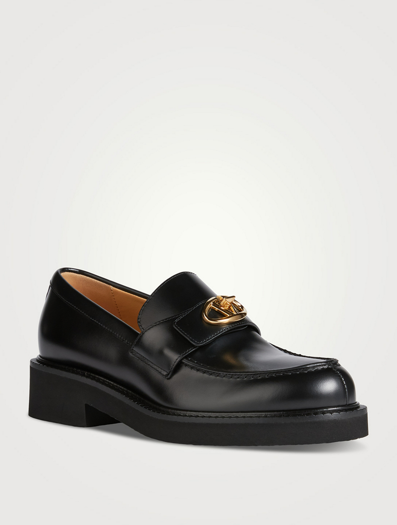 VLOGO Locker Leather Loafers