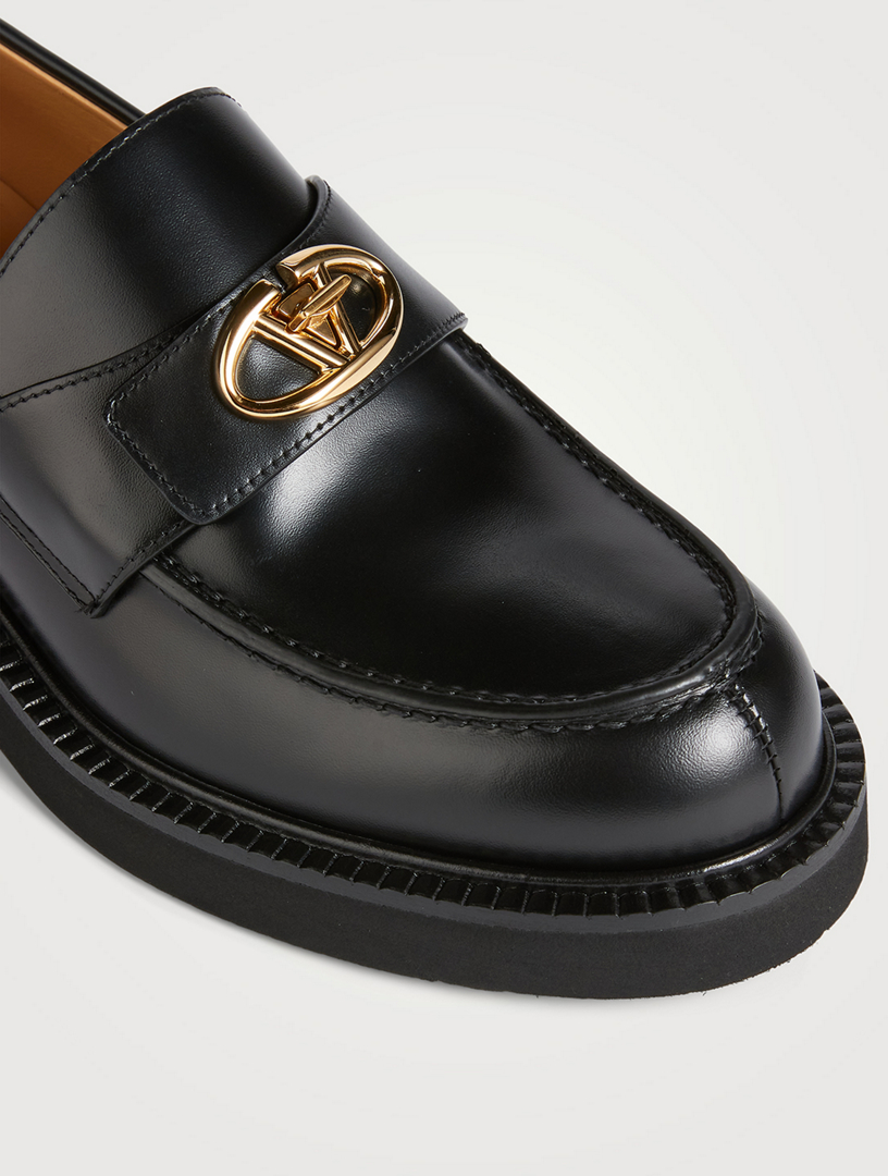 VLOGO Locker Leather Loafers