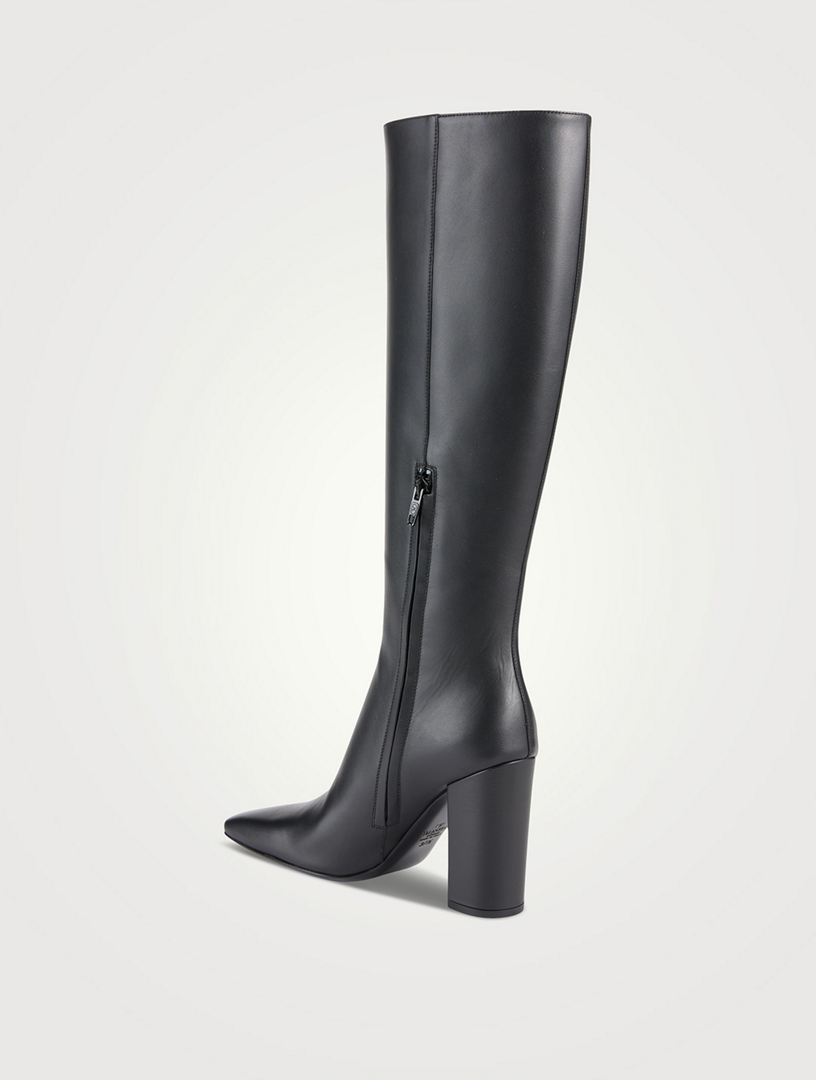 VALENTINO GARAVANI VLOGO Leather Knee-High Boots Holt Renfrew