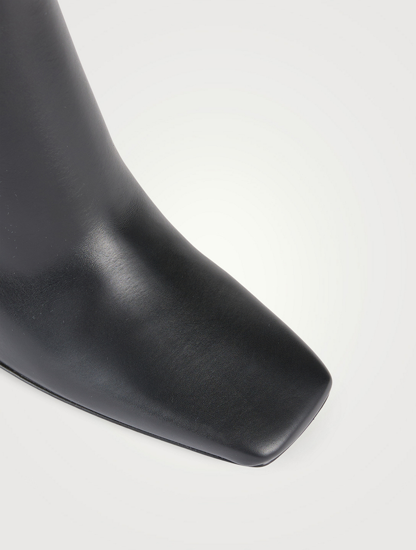 VLOGO Leather Knee-High Boots