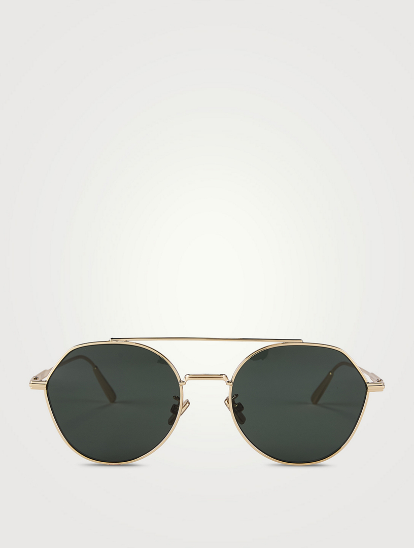 DiorBlackSuit R6U Round Sunglasses