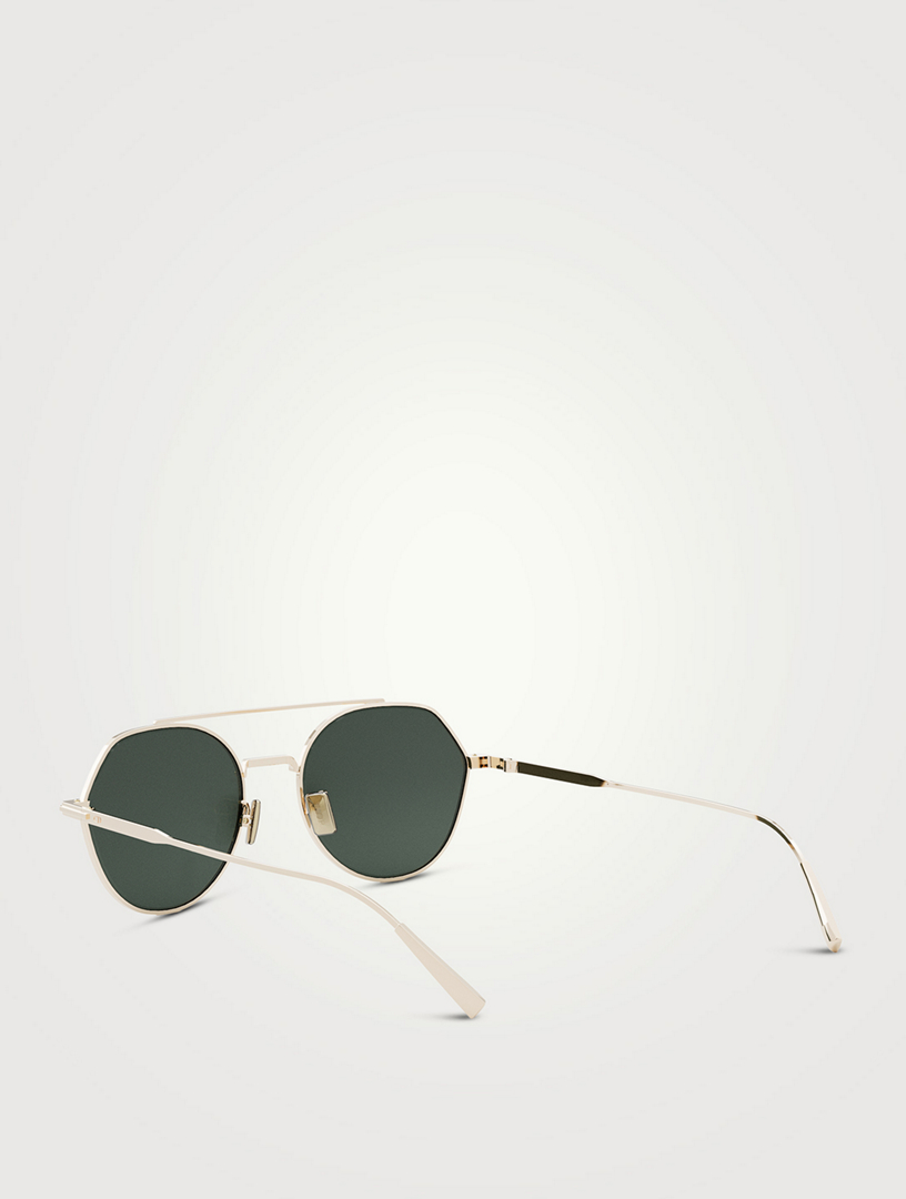 DiorBlackSuit R6U Round Sunglasses