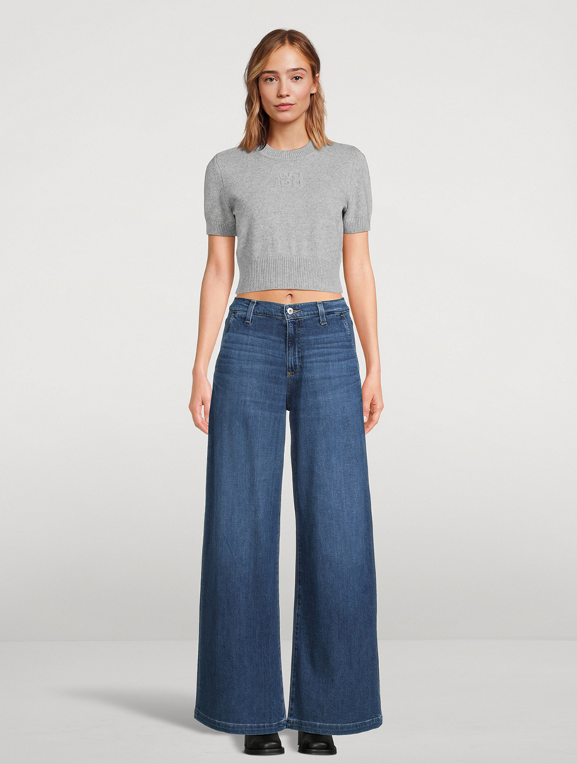 AGOLDE Criss-Cross Upsized Straight-Leg Jeans