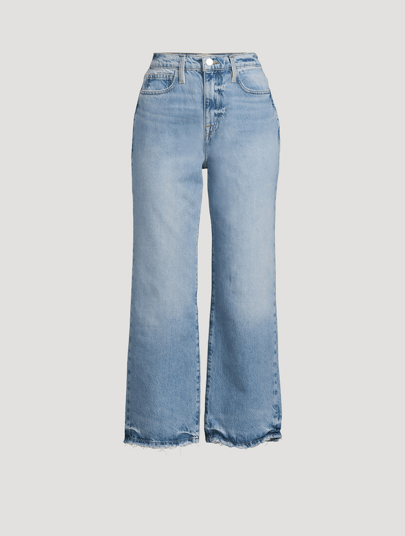 Designer straight leg store jeans