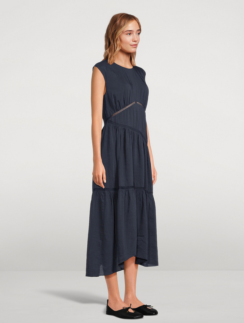 Asymmetric Midi Dress