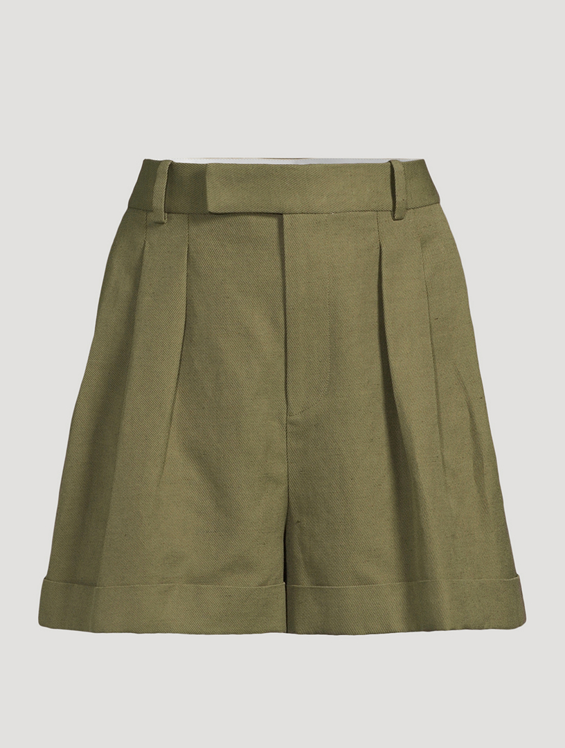 Shorts - Olive Green – Delienne